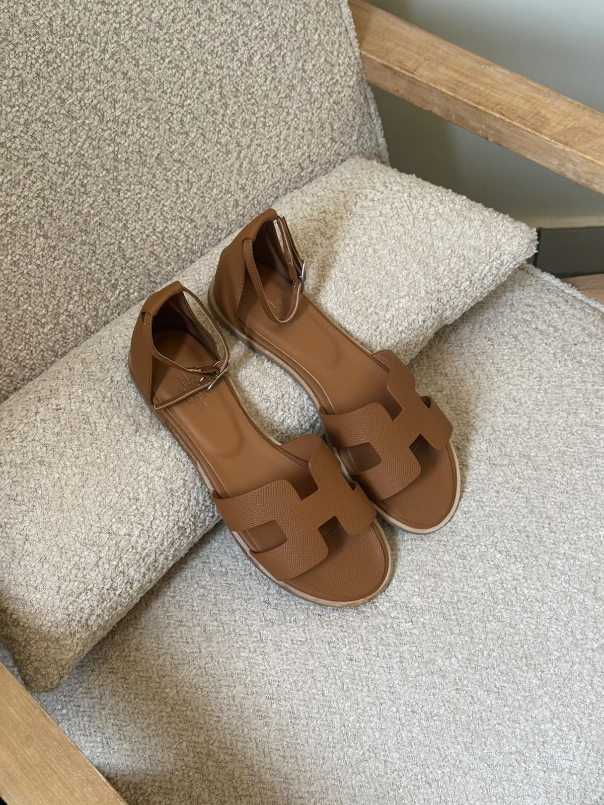 Hermes Slippers - Brown