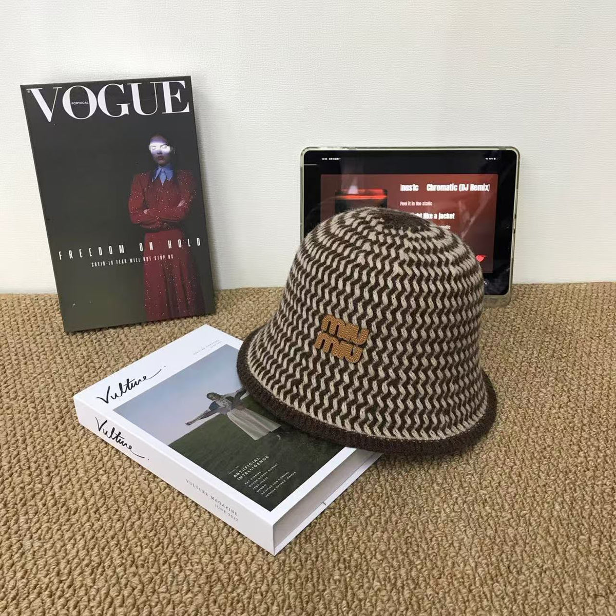 Miu Miu Hat - Brown