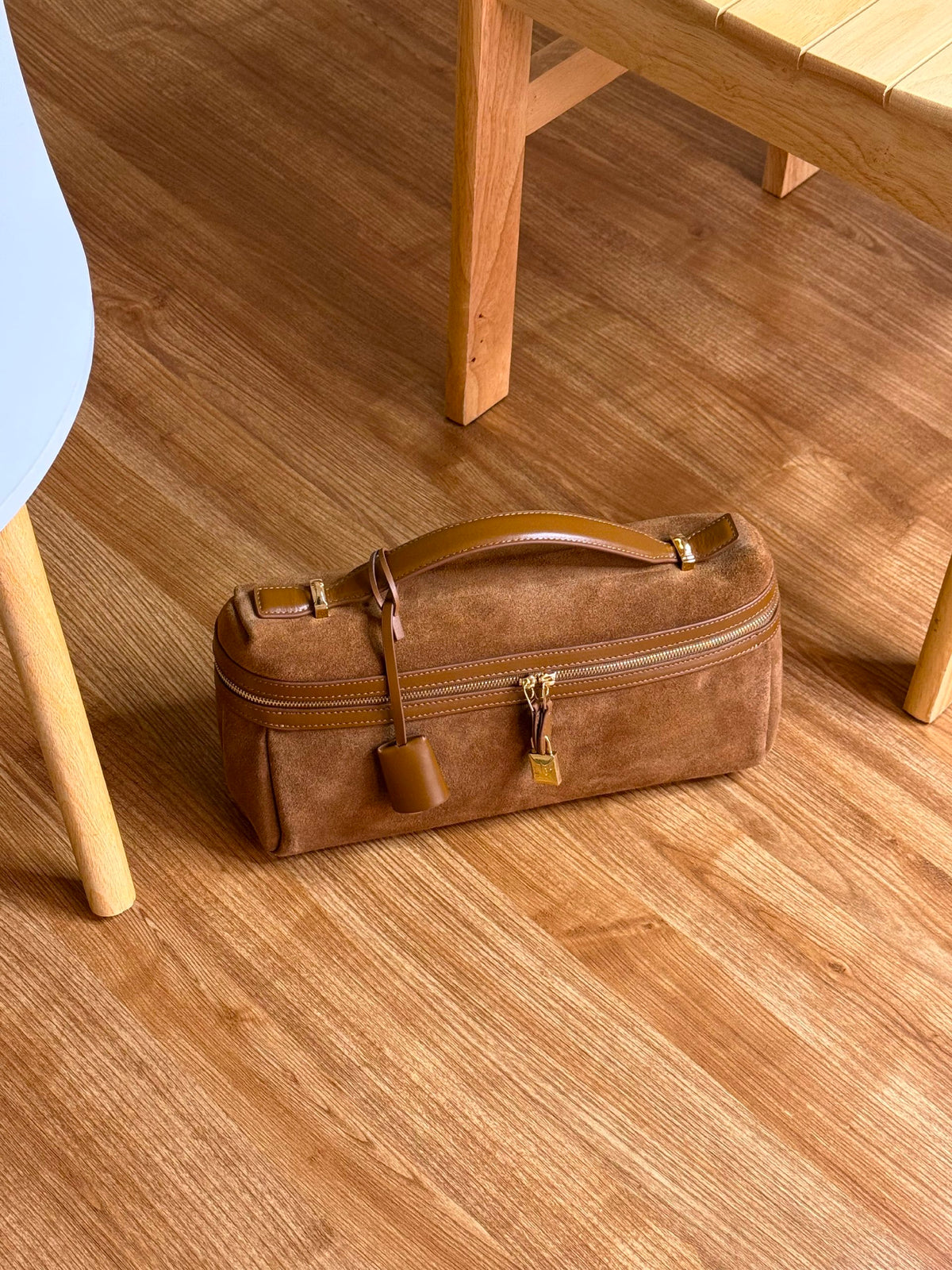 Loro Piana Makeup Bag - Brown