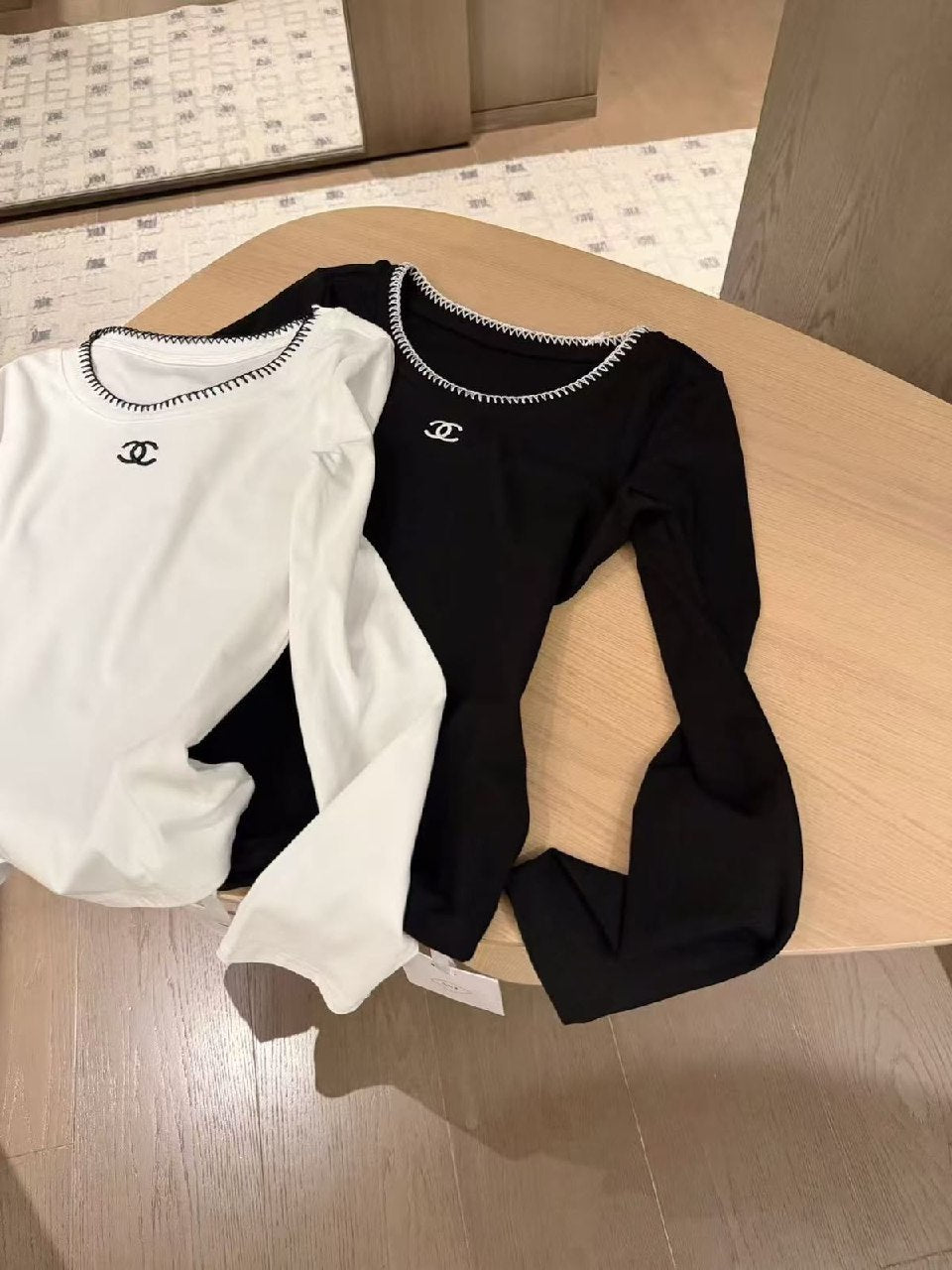 Chanel T-Shirt - White & Black