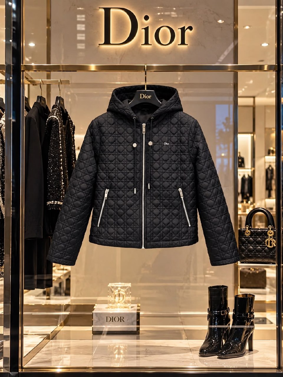 Dior Hooded Jacket - Black