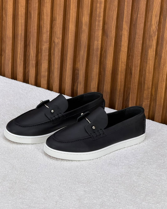 Christian Louboutin Loafers - Black & White