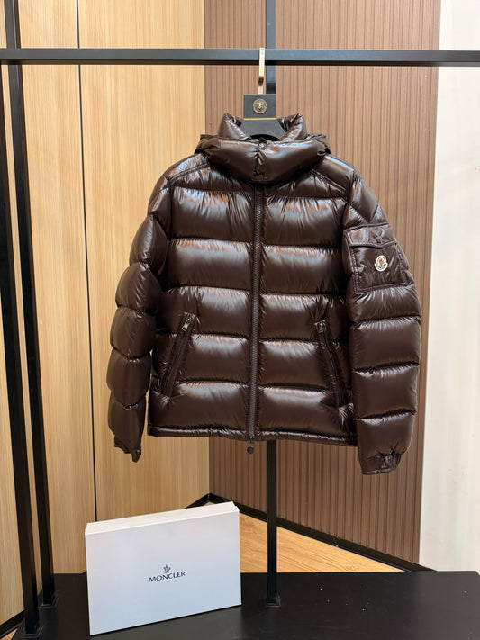 Moncler Maya Puffer Jacket - Brown
