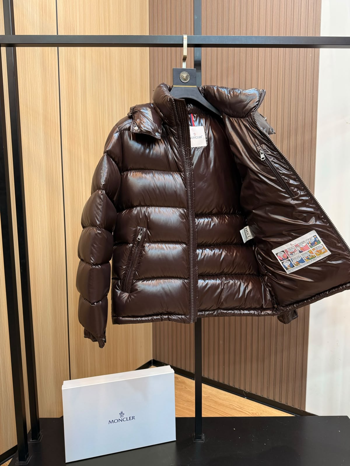 Moncler Maya Puffer Jacket - Brown