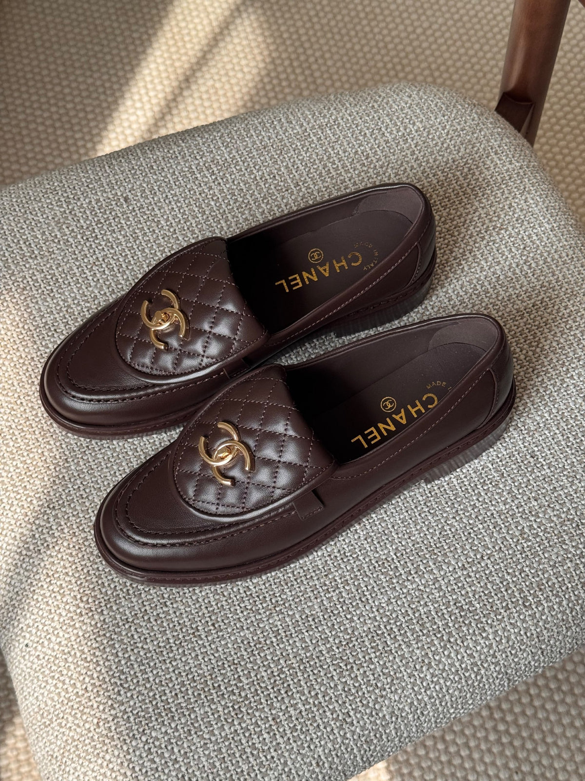 Chanel Loafers - Brown