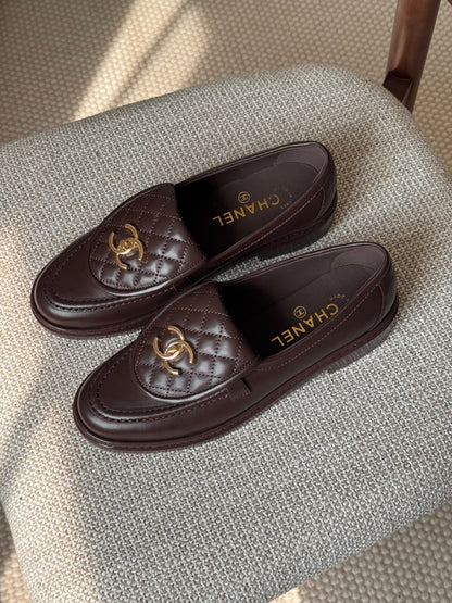 Chanel Loafers - Brown