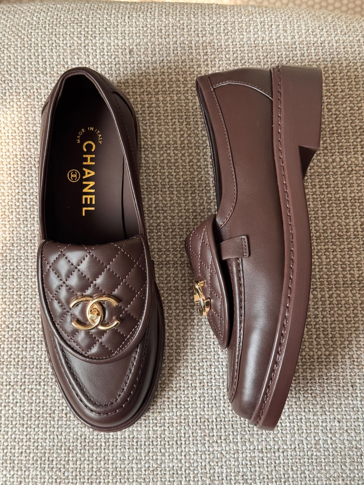 Chanel Loafers - Brown