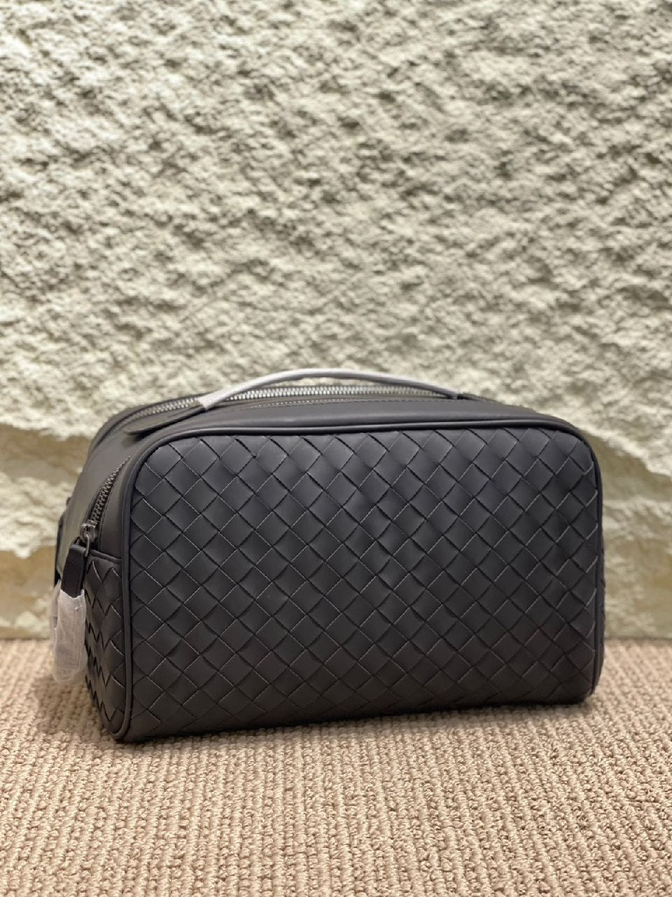 Bottega Veneta Wash Bag - Dark Grey, Navy