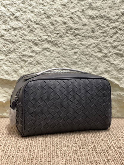 Bottega Veneta Wash Bag - Dark Grey, Navy