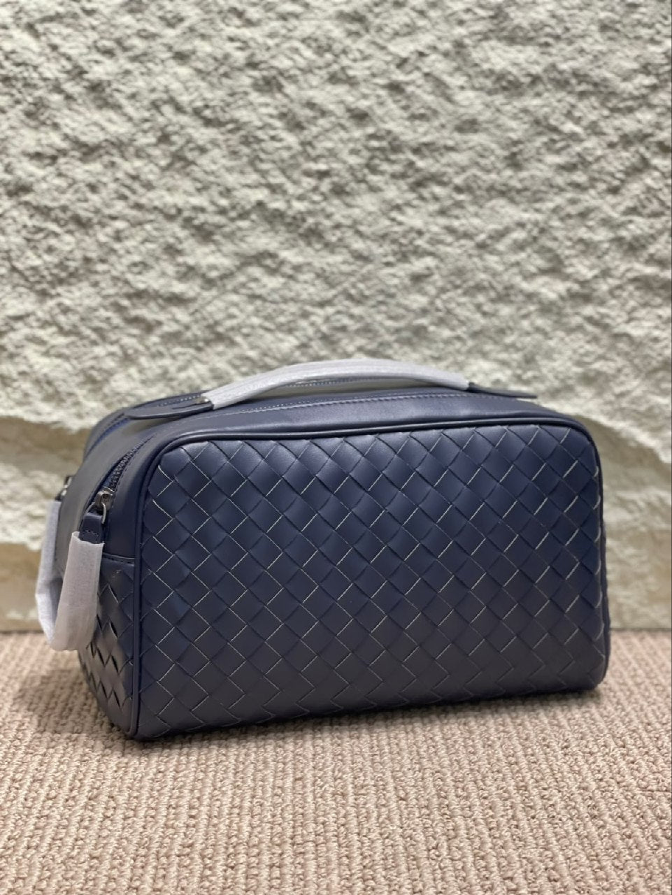 Bottega Veneta Wash Bag - Dark Grey, Navy