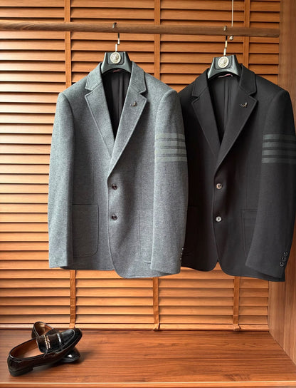 Thom Browne Blazer - Grey, Black