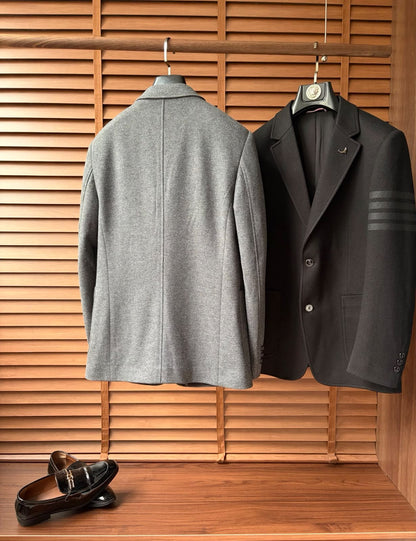 Thom Browne Blazer - Grey, Black