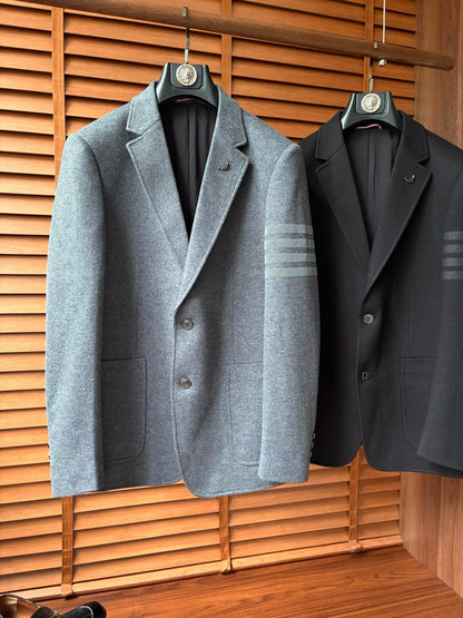 Thom Browne Blazer - Grey, Black