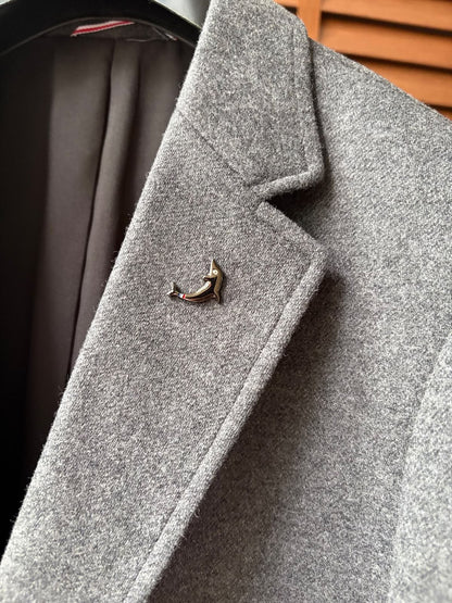Thom Browne Blazer - Grey, Black
