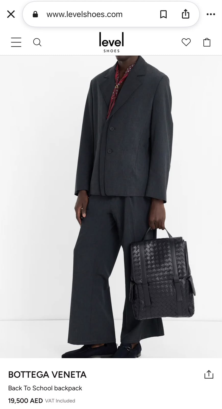 Bottega Veneta Flap Backpack - Black
