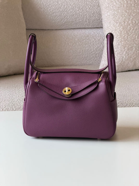 Hermès Lindy Shoulder Bag - Purple