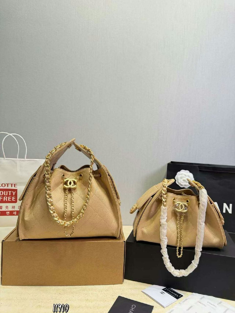 Chanel Shoulder Bag - Dark Brown, Small Dark Brown, Beige, Small Beige