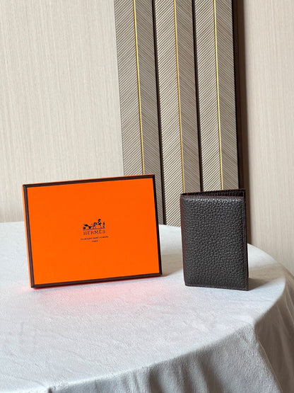 Hermès Card Holder - Dark Brown