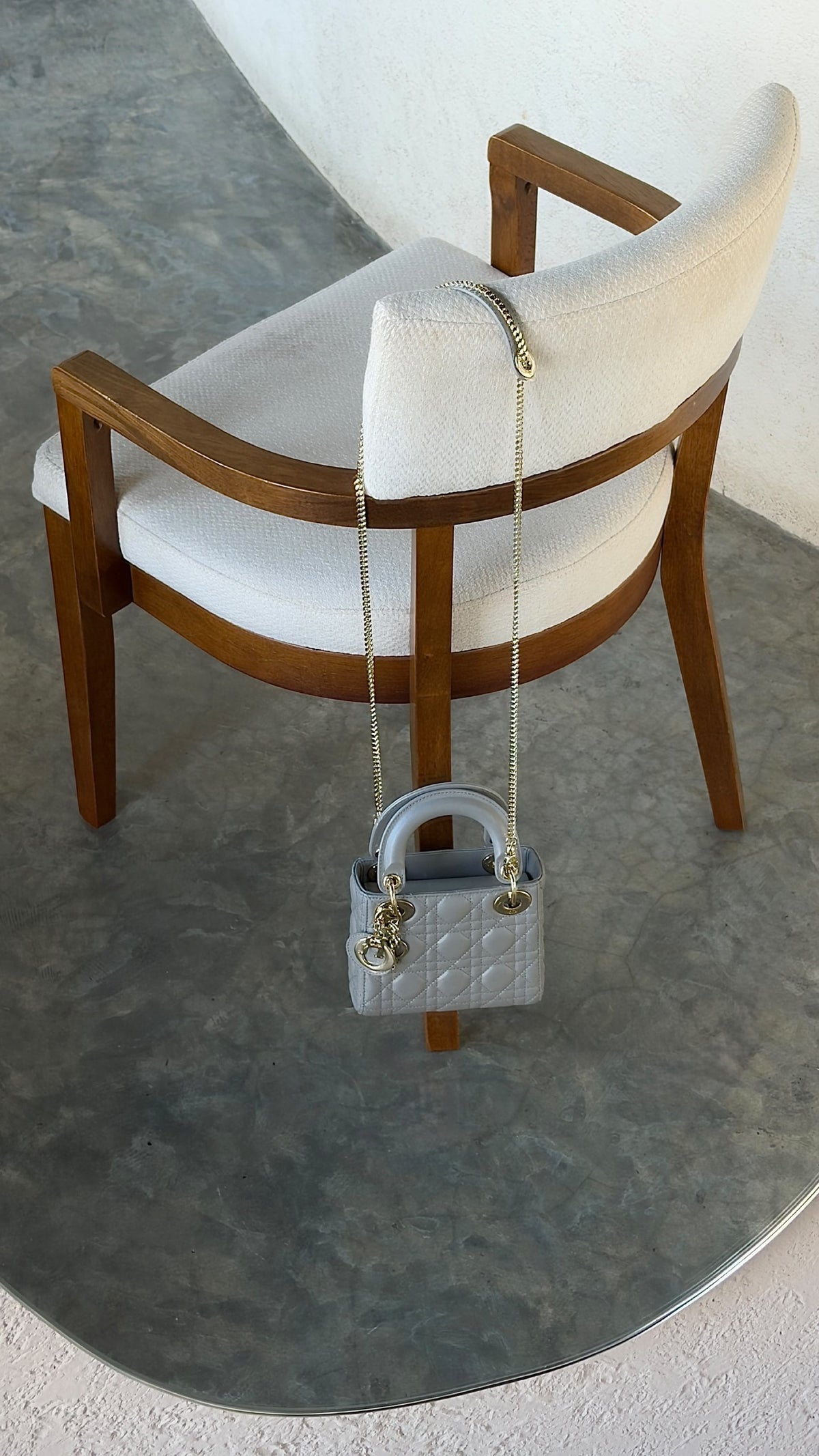Dior Lady Dior Handbag - Grey