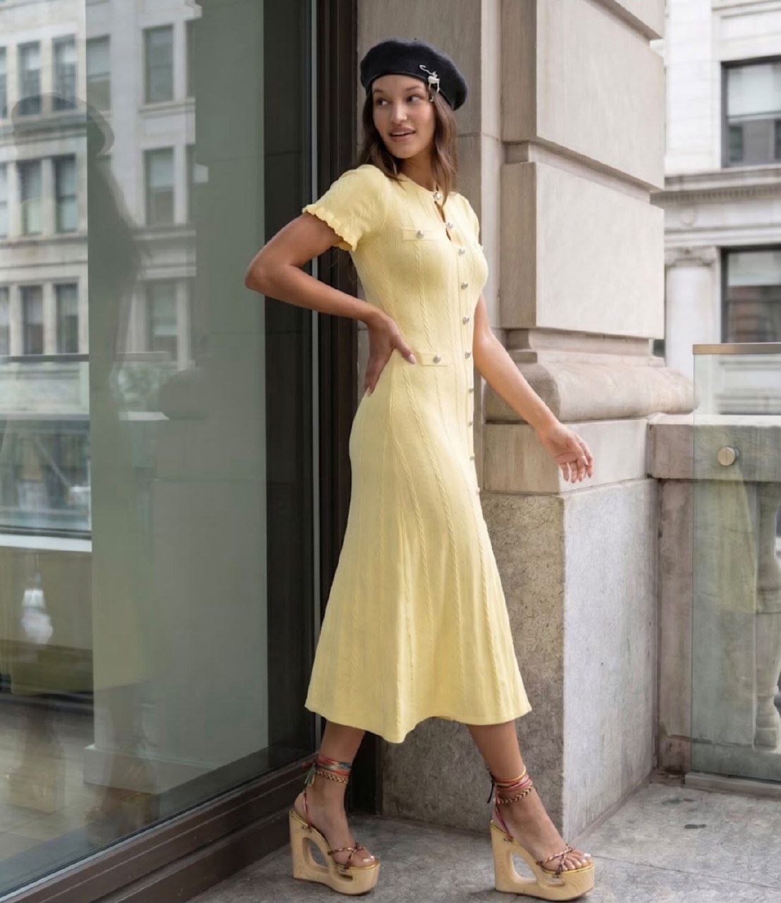 Sandro Dress - Yellow