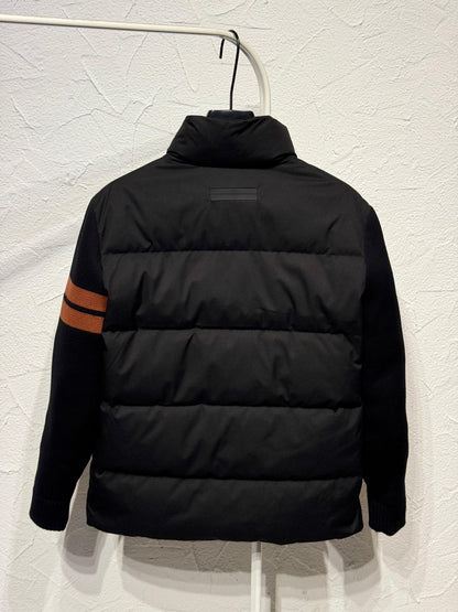 Zegna Puffer Jacket - Beige, Black