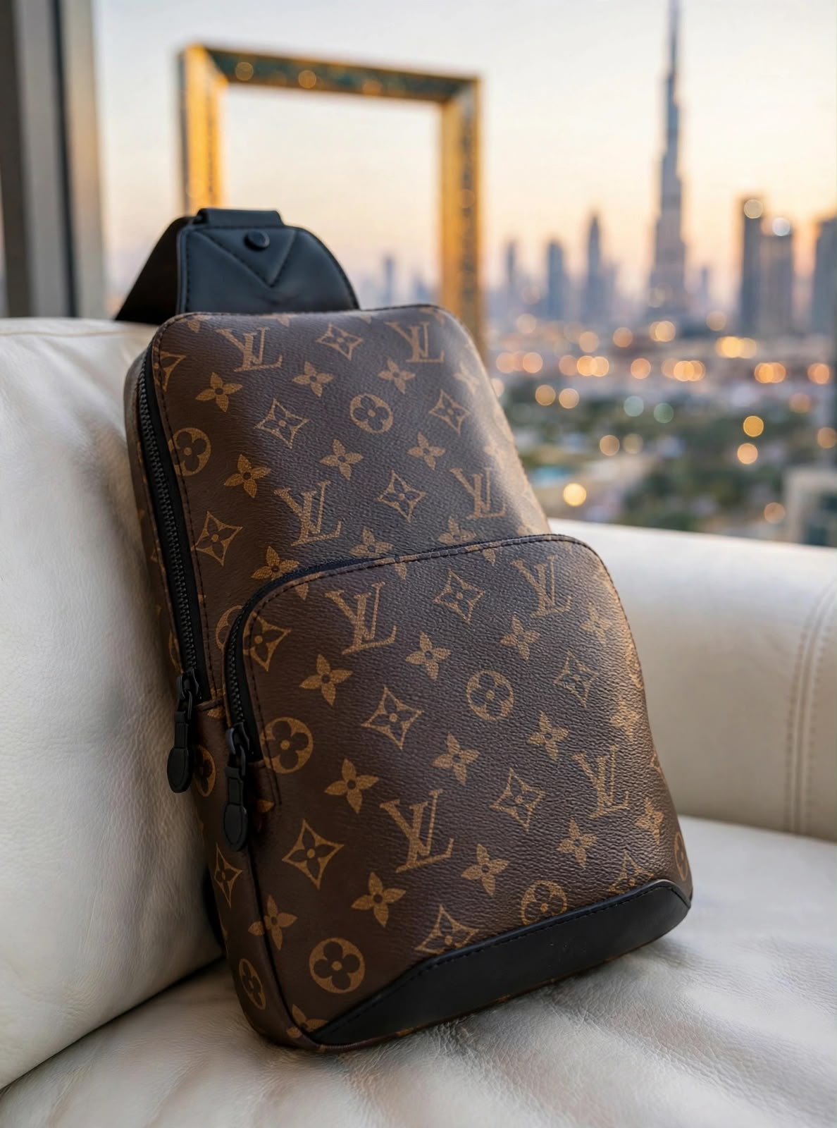 Louis Vuitton Monogram Sling Crossbody Bag - Brown Monogram