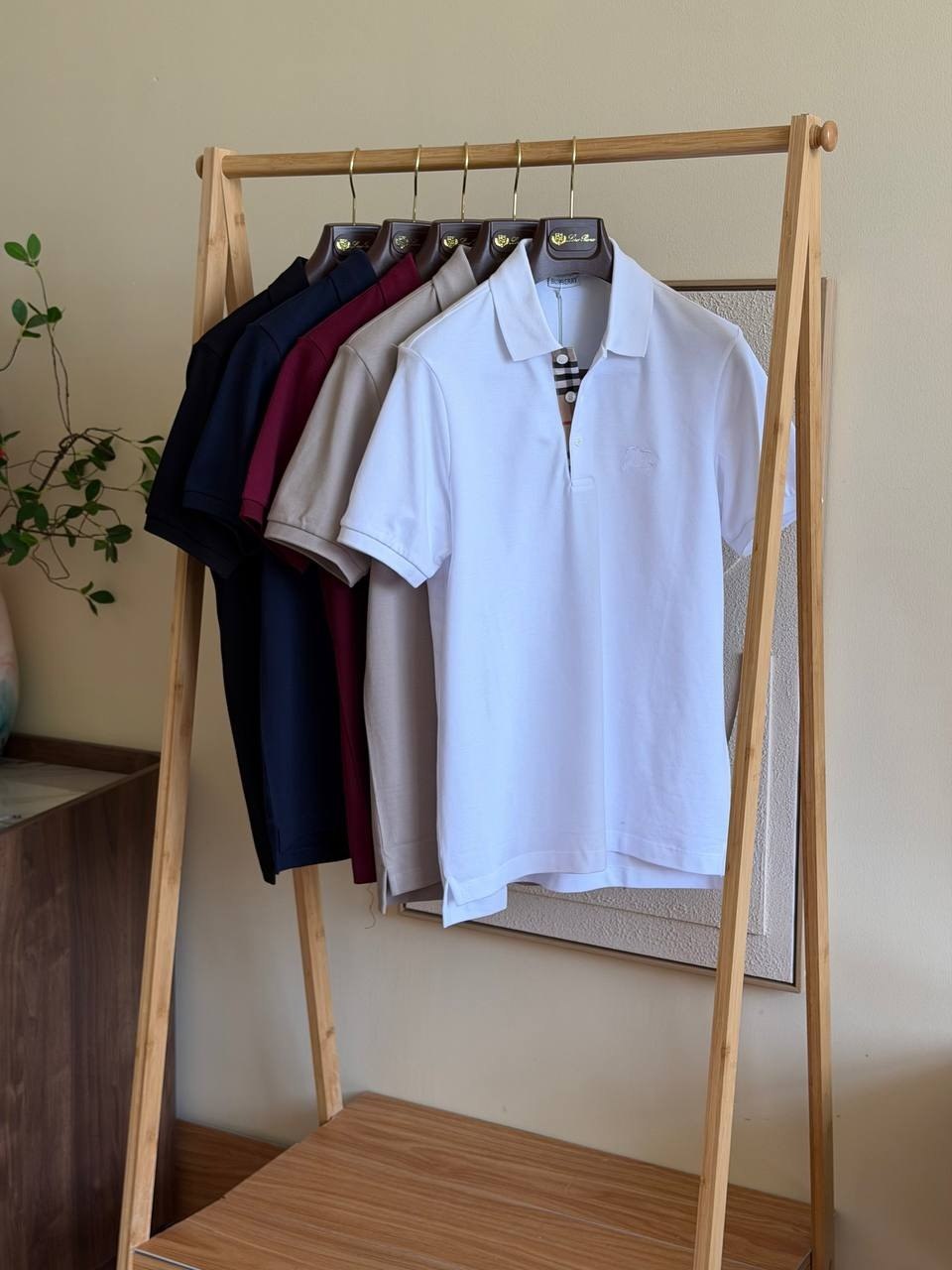 Burberry Polo Shirt - Navy, Grey, Burgundy, Black, White