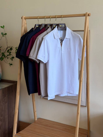 Burberry Polo Shirt - Navy, Grey, Burgundy, Black, White