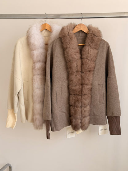 Max Mara Jacket - Brown, White
