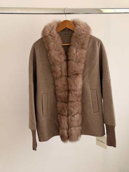 Max Mara Jacket - Brown, White