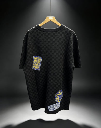 Louis Vuitton Knitted T-Shirt Patch Layout - Black