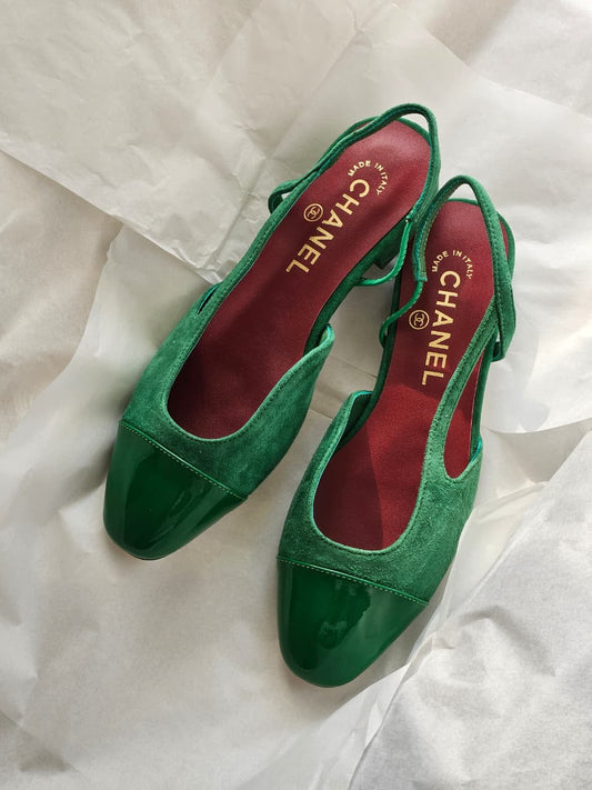 Chanel Mule - Green
