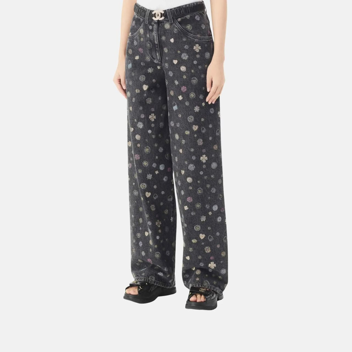 Chanel Jeans Pants - Dark Grey