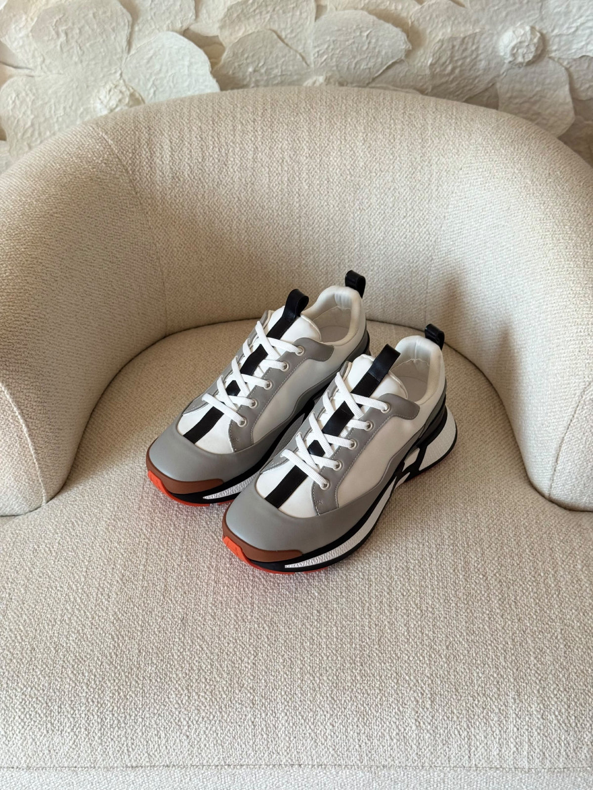 Hermes Sneakers - Grey & White