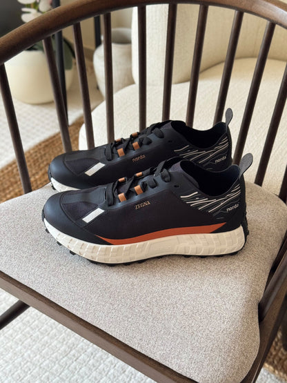 Zegna x Norda Sneakers - White, Black
