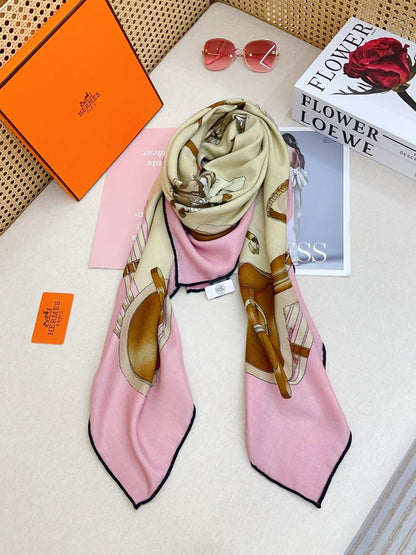 Hermès Scarf - Pink