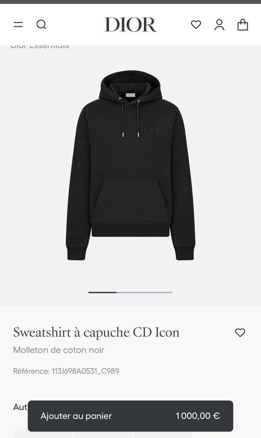 Dior Hoodie - Black