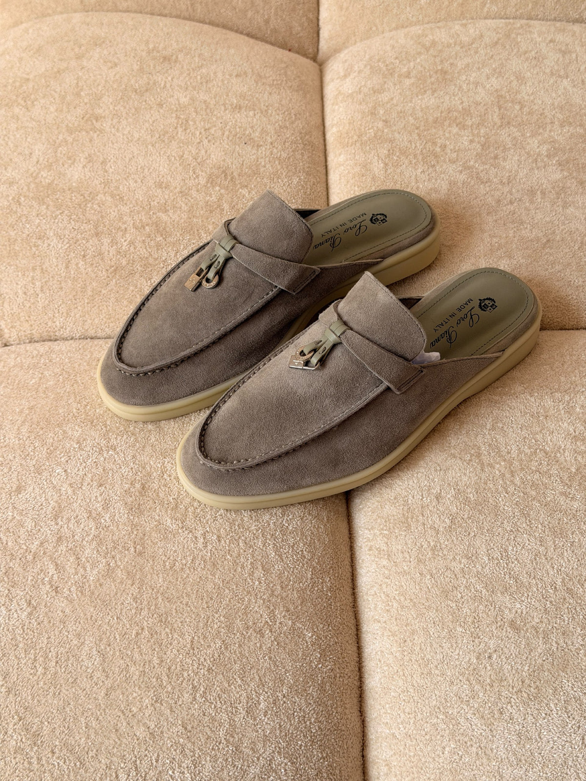 Loro Piana Mule - Green, Grey, Brown, Beige, Black, Burgundy, Navy, White