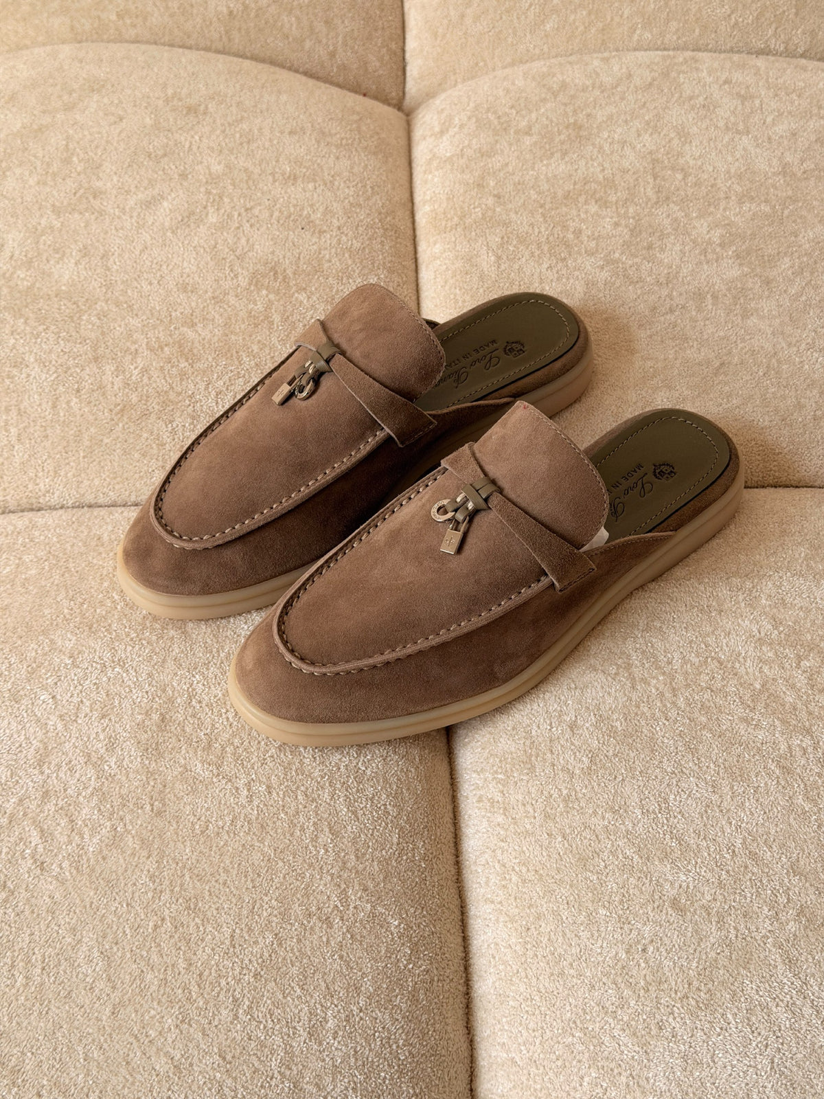Loro Piana Mule - Green, Grey, Brown, Beige, Black, Burgundy, Navy, White