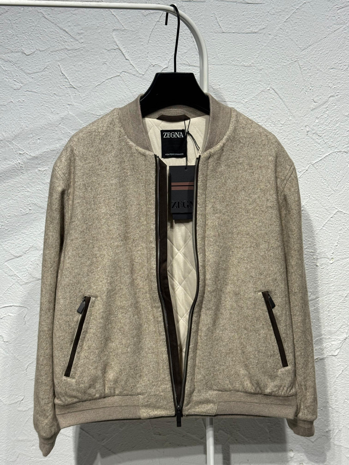 Zegna Bomber Jacket - Beige