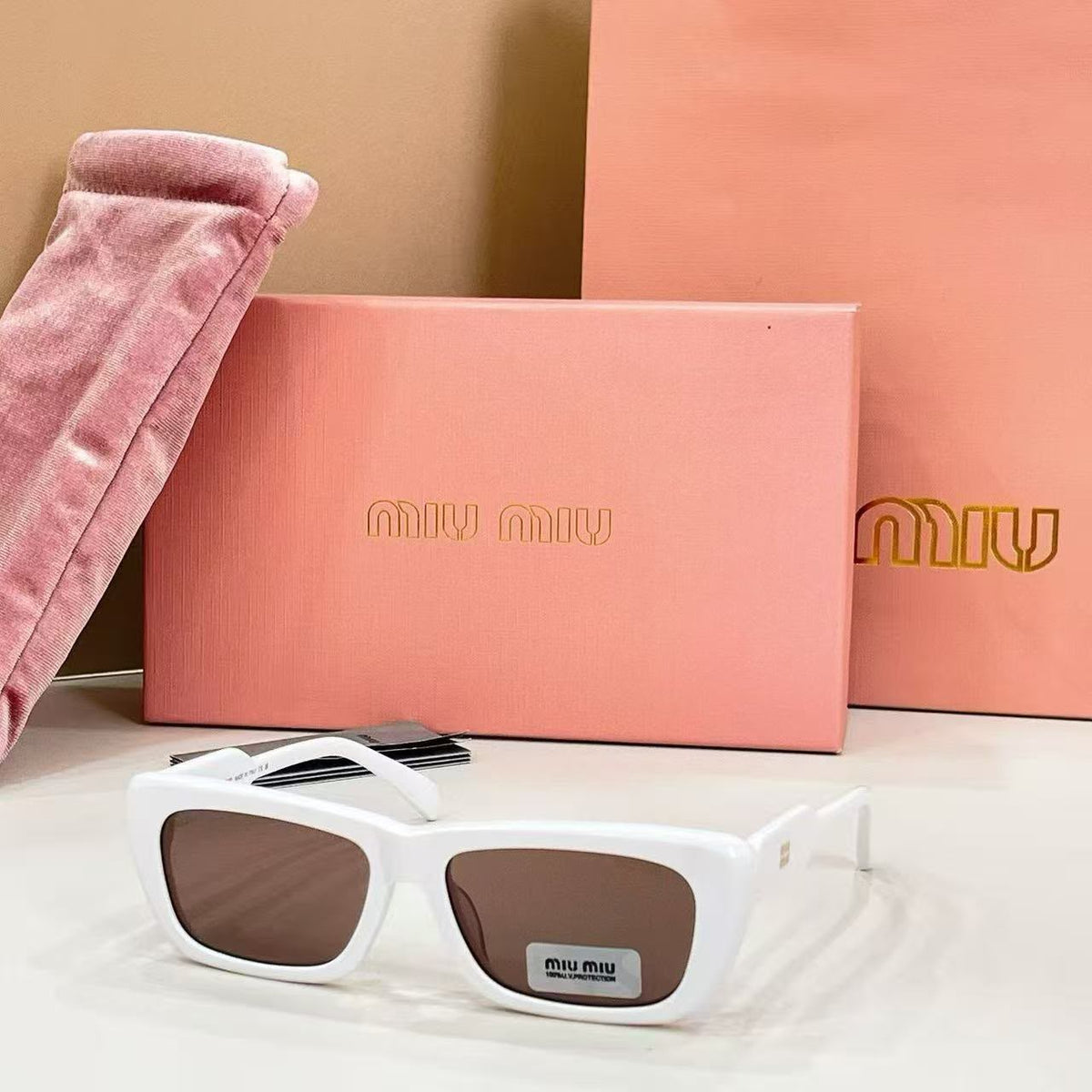 Miu Miu Rectangular Sunglasses - 