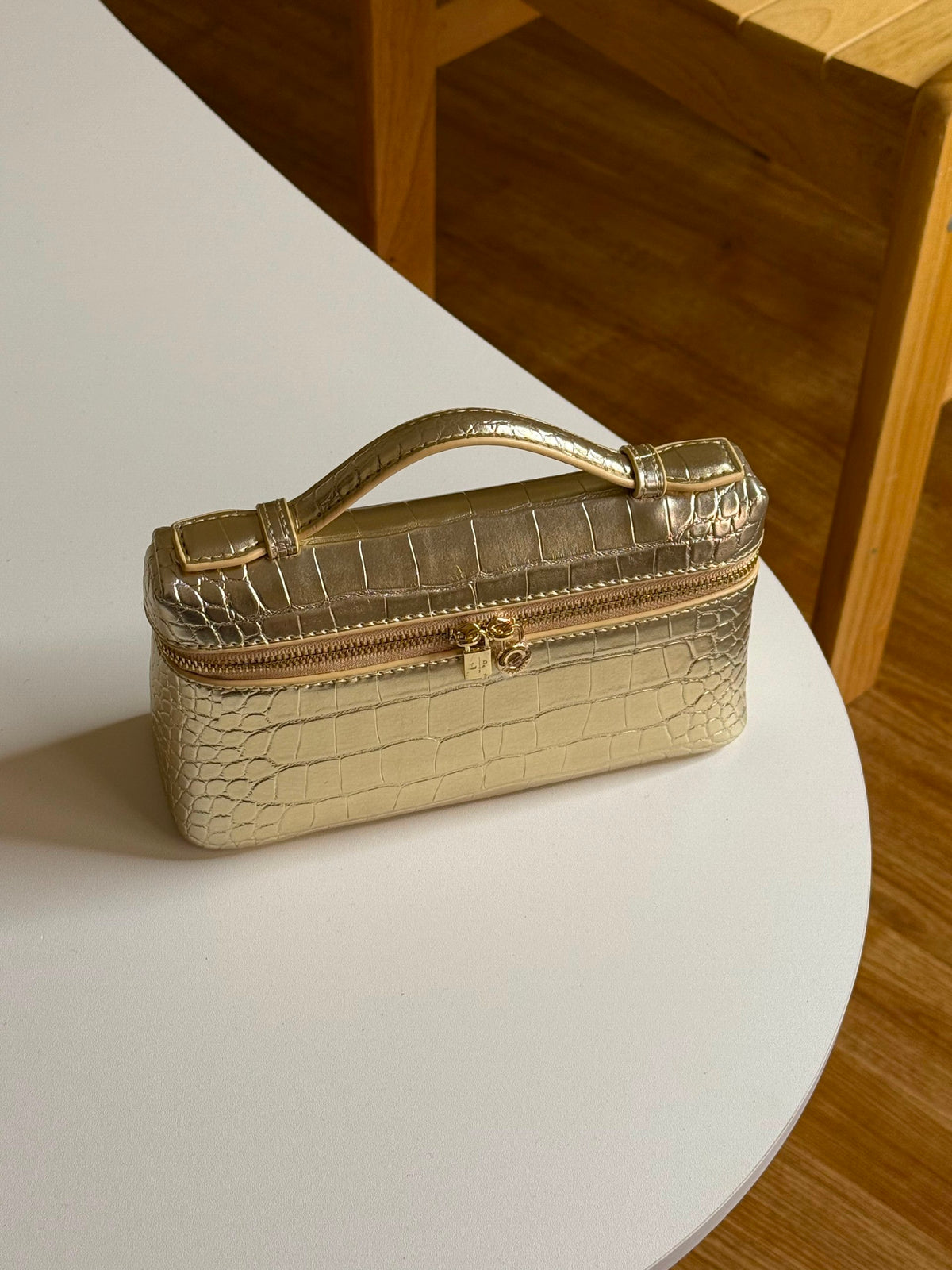 Loro Piana Handbag - Gold Embossed