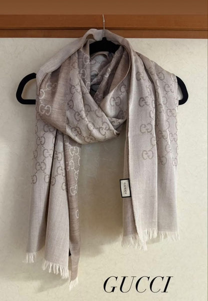 Gucci Scarf - Beige Monogram