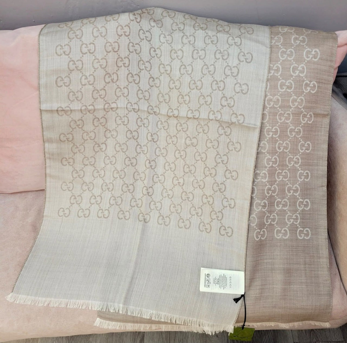 Gucci Scarf - Beige Monogram