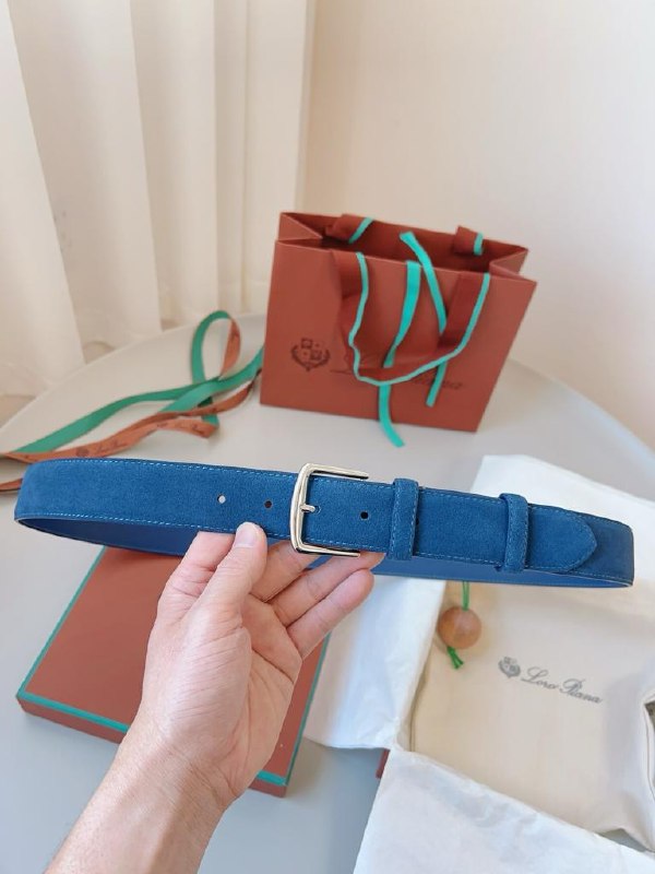 Loro Piana Belt - Blue