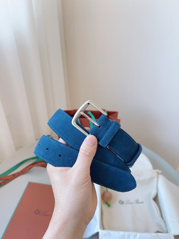 Loro Piana Belt - Blue