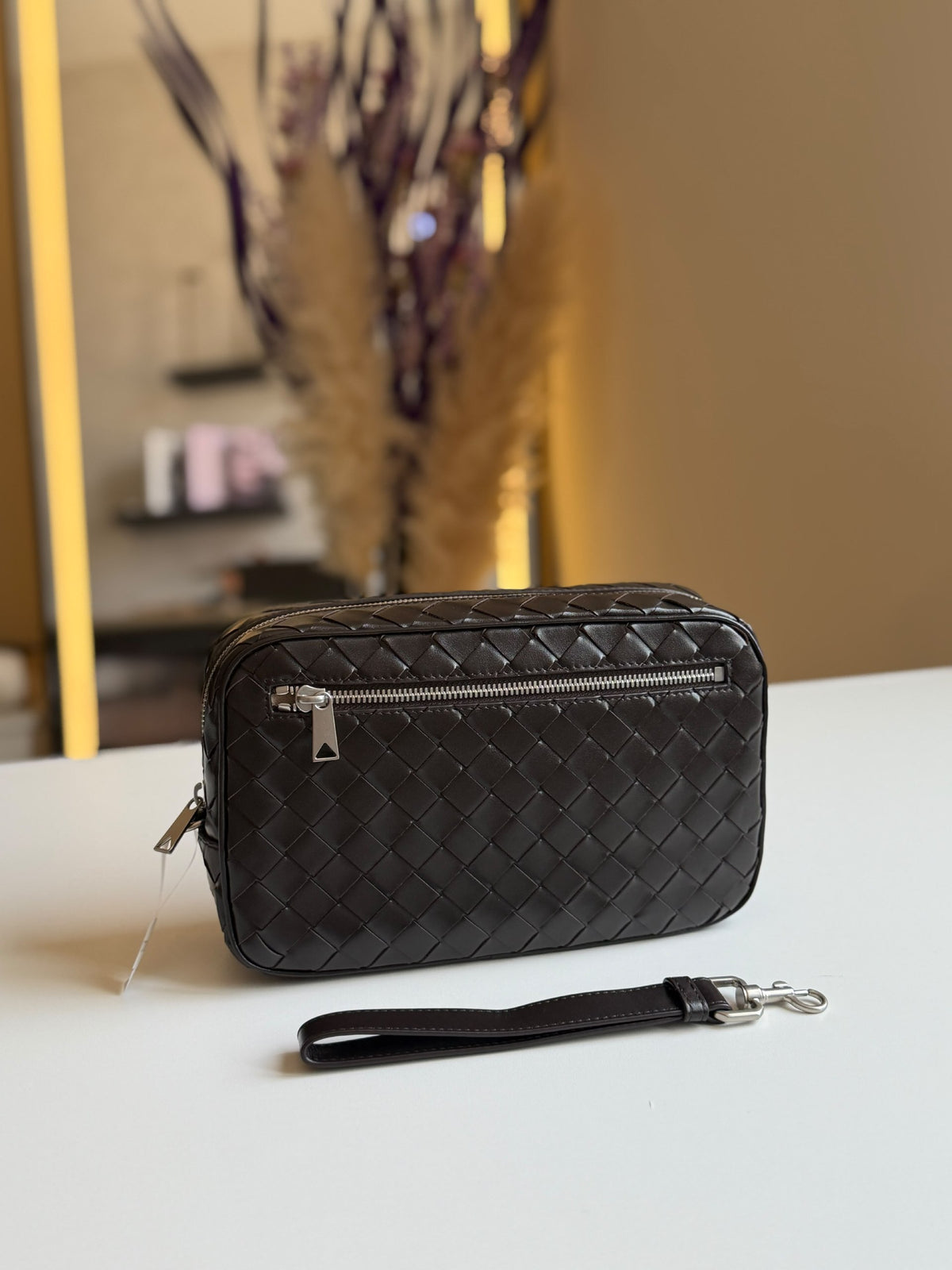 Bottega Veneta Clutch - Dark Brown