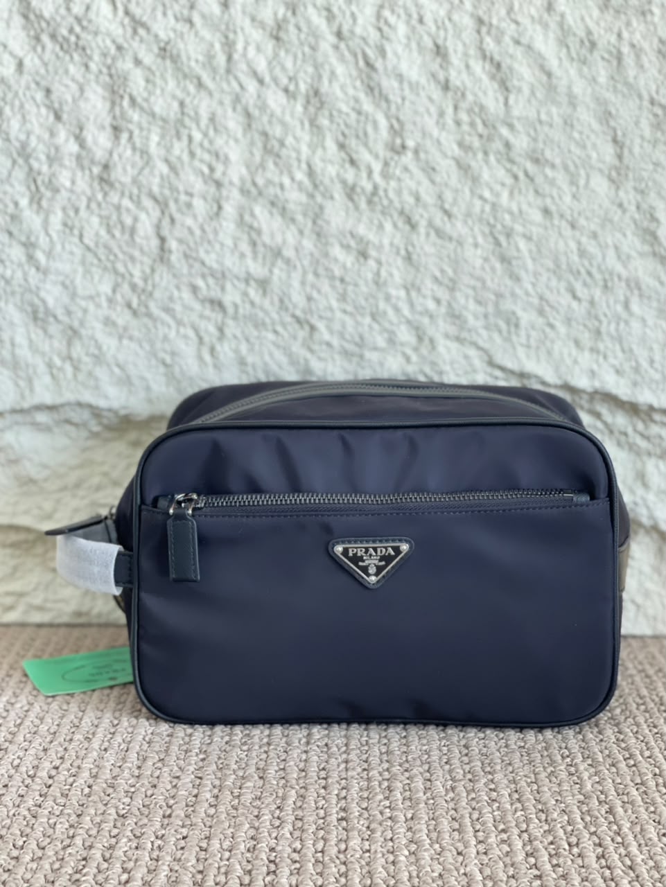 Prada Wash Bag - Navy