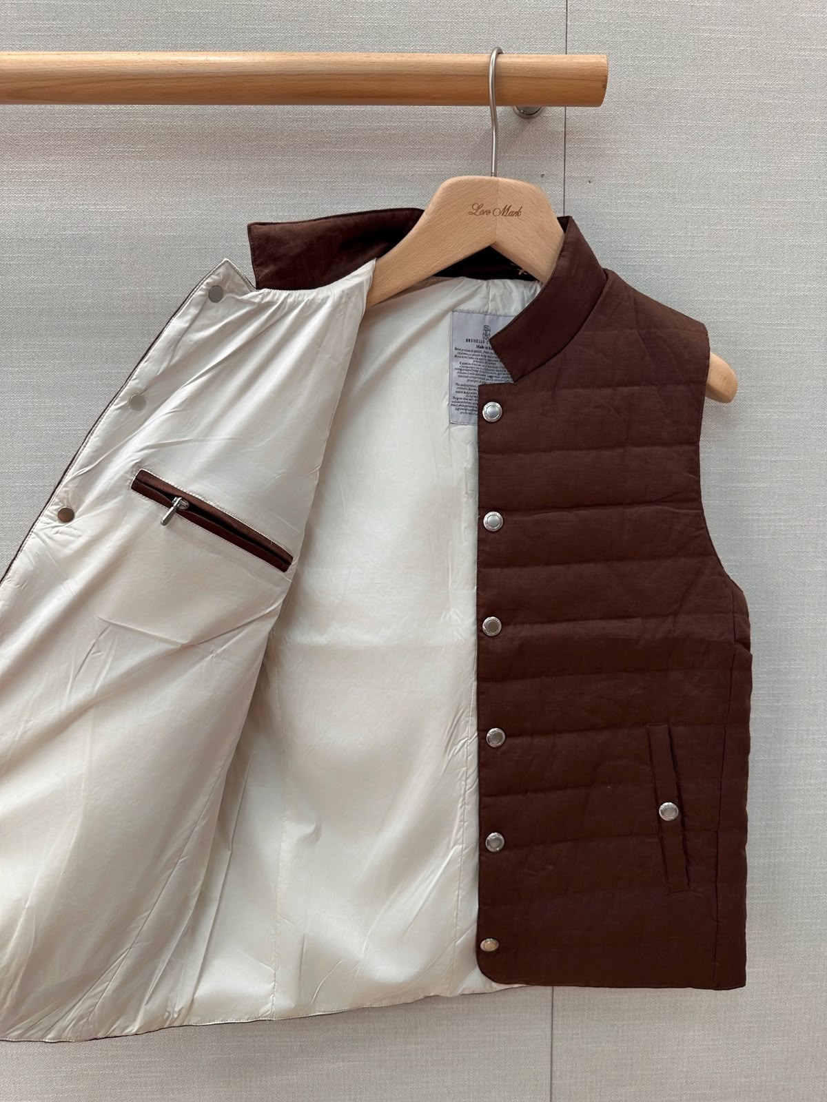 Brunello Cucinelli Quilted Vest - Brown