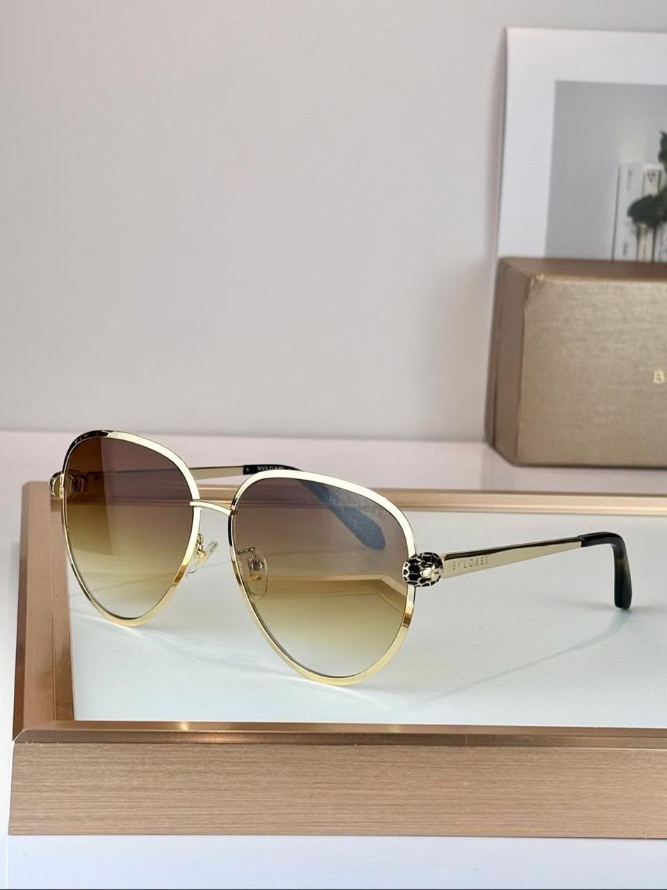 Bulgari Two-Tone Gradient Sunglasses - 